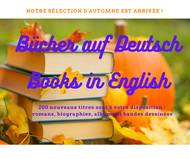 Livres allemand et anglais_Automne