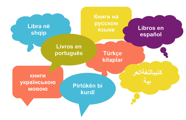 Des livres dans d'autres langues