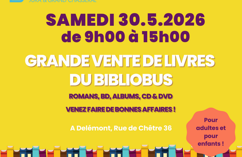 Vente de livres du Bibliobus